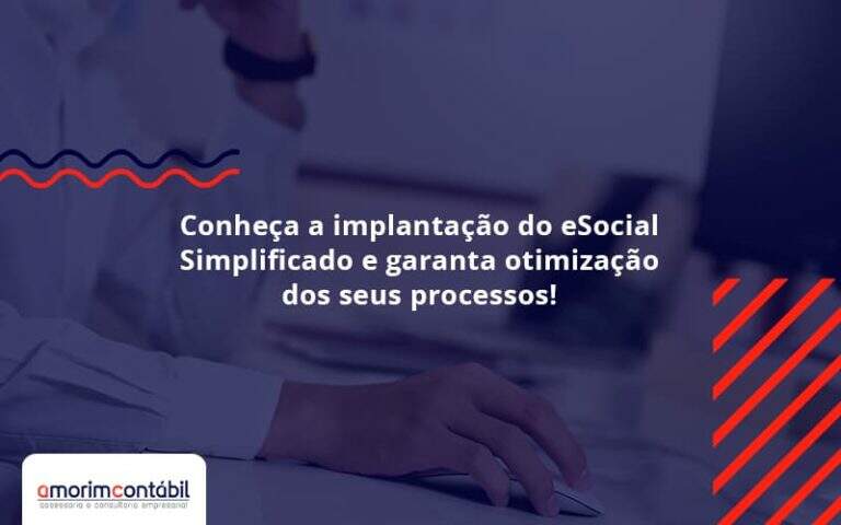 Conheça A Implantação Do Esocial Simplificado E Garanta Otimização Dos Seus Processos Amorim Contabil - Amorim Contabil | Contabilidade em Goiás