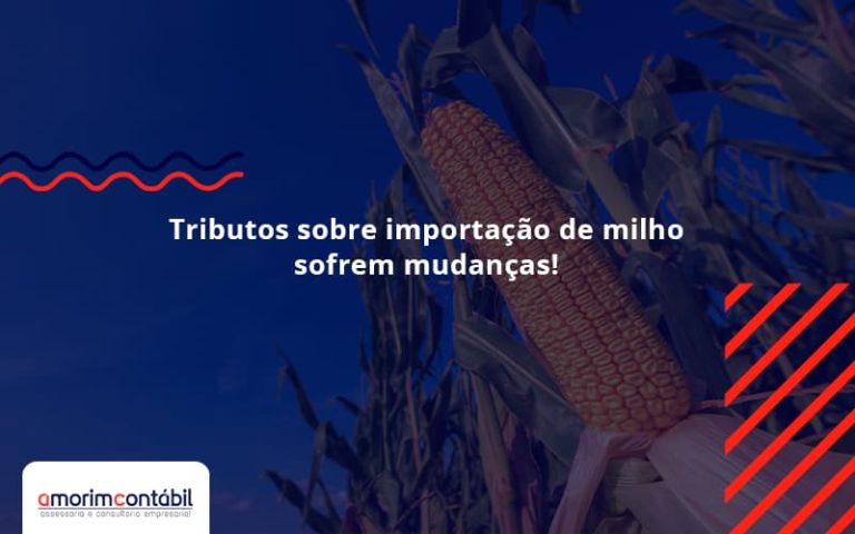 Tributos Sobre Importação De Milho Sofrem Mudanças! Amorim Contabil - Amorim Contabil | Contabilidade em Goiás